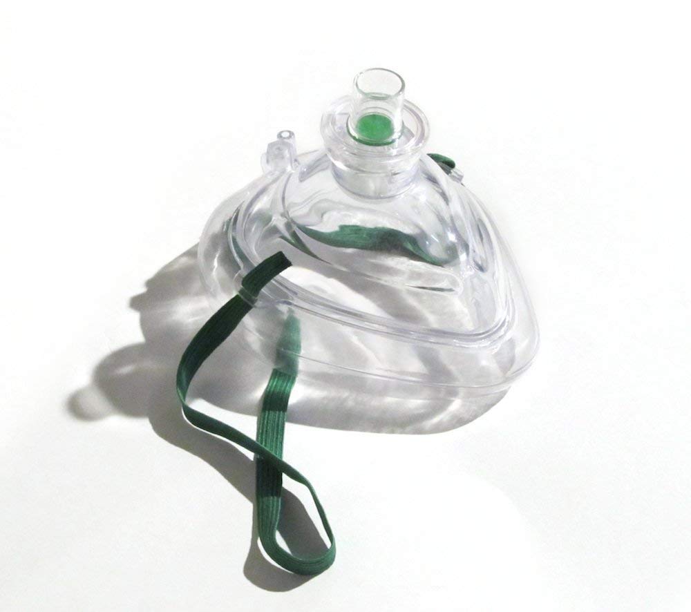 ADC Adsafe CPR Mask Pocket Resuscitator Kit; 3M Filtrete Filter with replaceable valve, disposable non-latex gloves, and alcohol wipe; 2 Kits