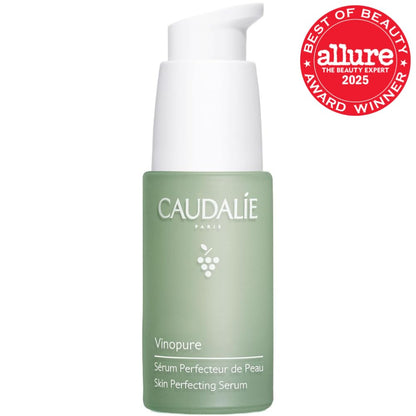 Caudalie Vinopure Natural Salicylic Acid Pore Minimizing Serum with Niacinamide, Skin Perfecting Serum - 30 mL