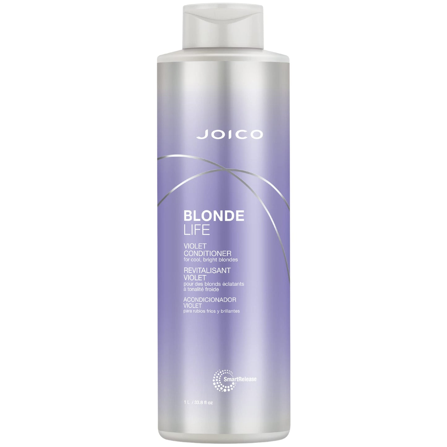 Joico Blonde Life Violet Conditioner | For Cool & Bright Blonde Hair | Neutralize Brassy Tones | Banish Yellow Tones | Boost Shine | Sulfate Free | With Monoi & Tamanu Oil