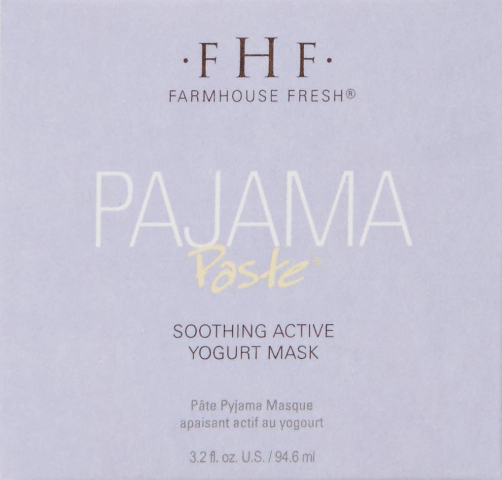 FarmHouse Fresh Pajama Paste Soothing Active Yogurt Mask, 3.2 Fl Oz (Pack of 1)