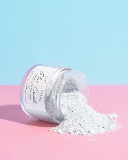 Earth Harbor | BLUE CRUSH Marine Perfecting Mask | Natural & Nontoxic | Organic Blue Green Algae, Coconut Cream & Indigo | Exfoliates & Nourishes | 2 oz