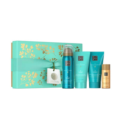 RITUALS Karma Giftset Body Cream 2.36 oz, Body Oil 1 oz, Foaming Shower Gel 1.7 oz, Cooling Shower Gel 1.7 oz
