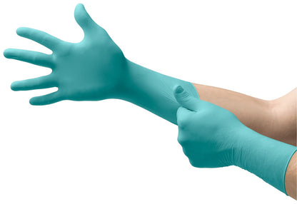 Microflex N89 Disposable Nitrile Gloves w/Rough Finish & Powder Free for General Use, Sample Taking