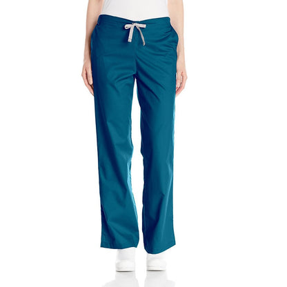 WonderWink Women's Wonderwork Flare Leg Scrub Pant, Caribbean, Small