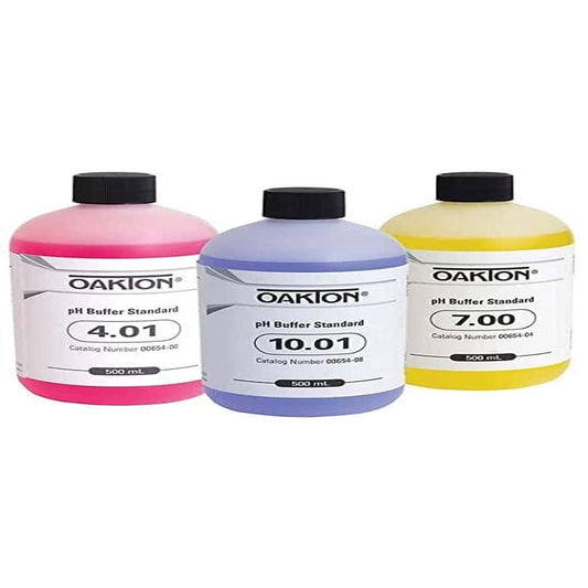 Oakton AO-05942-10 Buffer Pack; 500 mL of Each pH 4.01, 7.00, and 10.01 (Pack of 3)