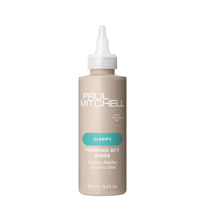 Paul Mitchell Foaming Apple Cider Vinegar Rinse, Removes Buildup + Restores Shine, For All Hair Types, 5.1 fl. oz