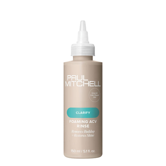 Paul Mitchell Foaming Apple Cider Vinegar Rinse, Removes Buildup + Restores Shine, For All Hair Types, 5.1 fl. oz