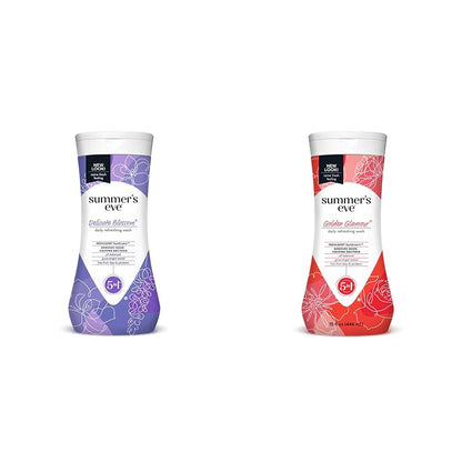 Summer's Eve Delicate Blossom & Golden Glamour Daily Feminine Body Washes, 15 fl oz Each