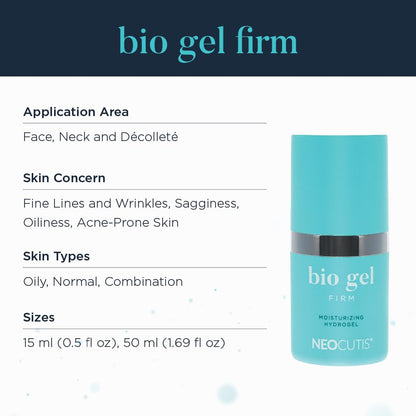 Neocutis Bio Gel Firm Moisturizing Hydrogel - Oily/Acne-Prone Skin - 15ml