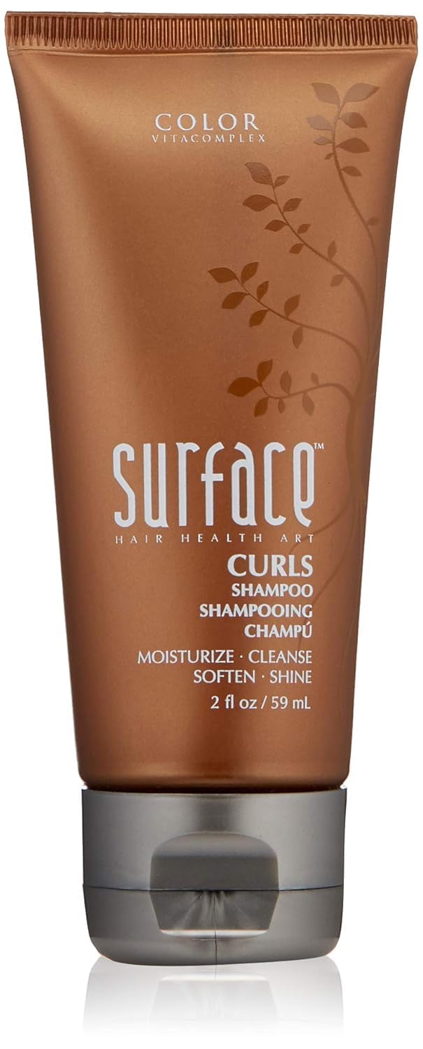 Surface Hair - Curls Moisturizing Shampoo – Defines, Adds Shine, and Provides Frizz Free Style Longevity