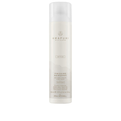 Awapuhi Wild Ginger by Paul Mitchell Finishing Spray, Firm Hold, Natural Finish Hairspray, For All Hair Types, 9.1 oz