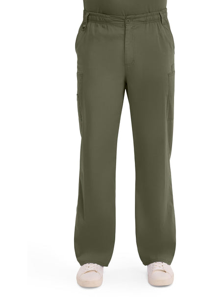 Dickies EDS Signature Cargo Pants for Men, Zip Fly Front Scrub Pant in Soft Brushed Poplin Plus Size - 81006, 5XL, Olive