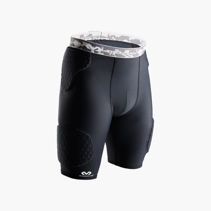 McDavid Compression Padded Shorts with HEX, Hip, Tailbone, Thigh Pads - Girdle Tights for Football, Hockey, Basketball-Unisex
