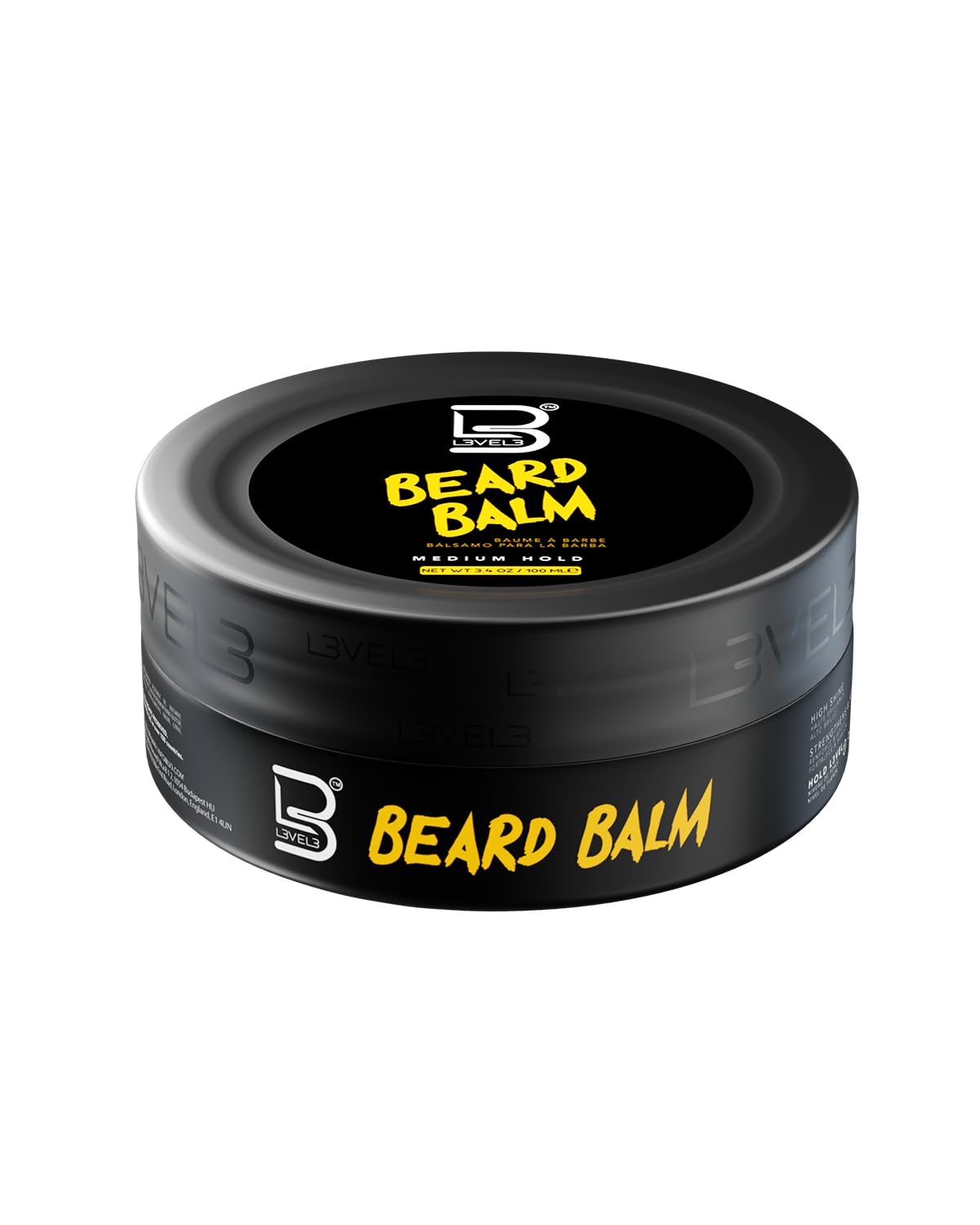 Level 3 Beard Balm - Leave-In Conditioner and Softener for Men - Deep Massage Care