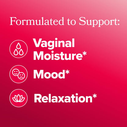 O Positiv URO Vaginal Moisture & Mood – Formulated to Support Vaginal Moisture, Mood & Relaxation – with KSM-66® Ashwagandha, Ginkgo Biloba, Mucuna pruriens, and GABA – 30 Servings