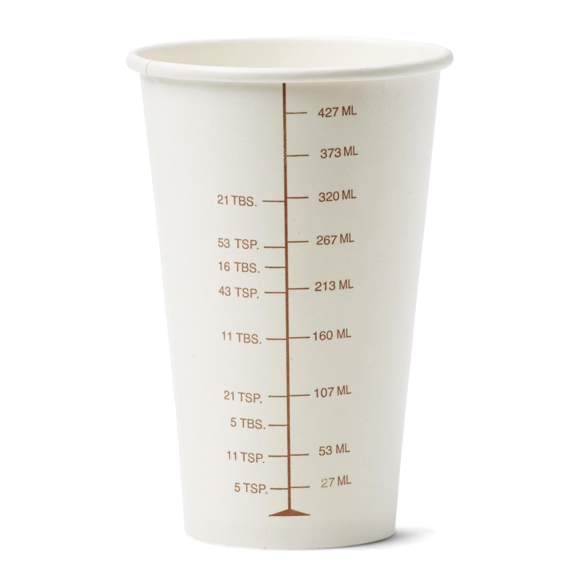 Medline Graduated Disposable Paper Drinking Cup, 16 oz (Pack of 1000)