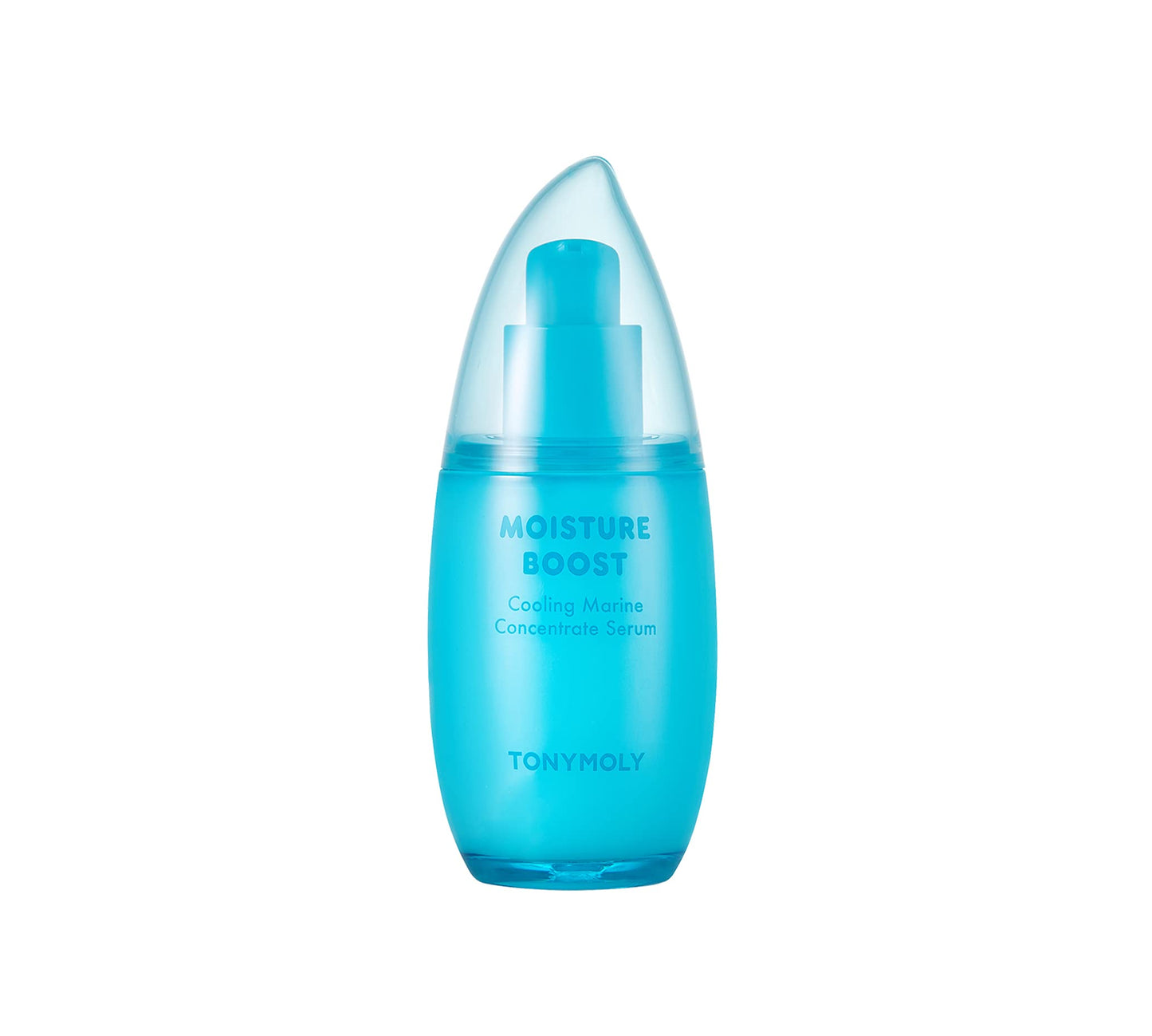 TONYMOLY Moisture Boost Hydrating Serum – Cooling Marine Concentrate with Chlorella, Seaweed & Niacinamide, Lightweight Face Moisturizer, 3 oz