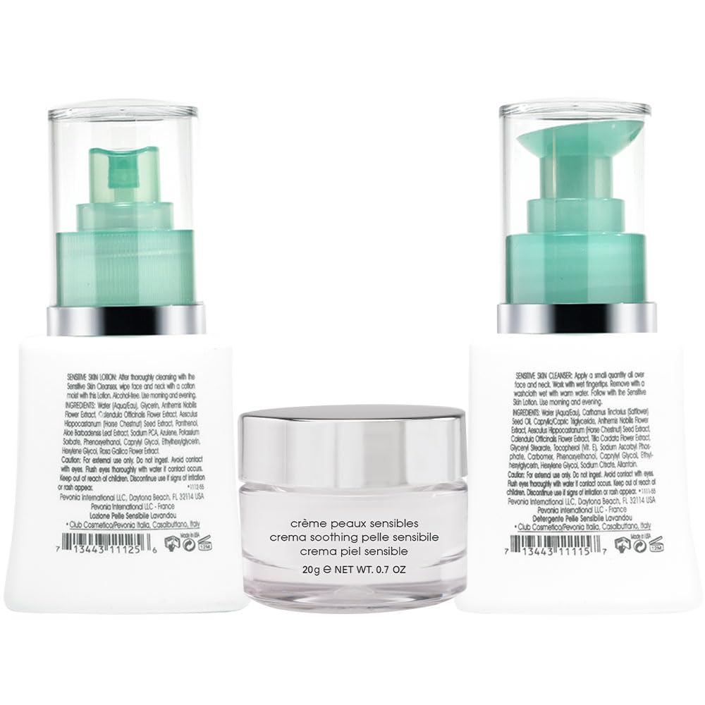 Pevonia Sensitive Skincare Solution Kit , 3 Piece Set