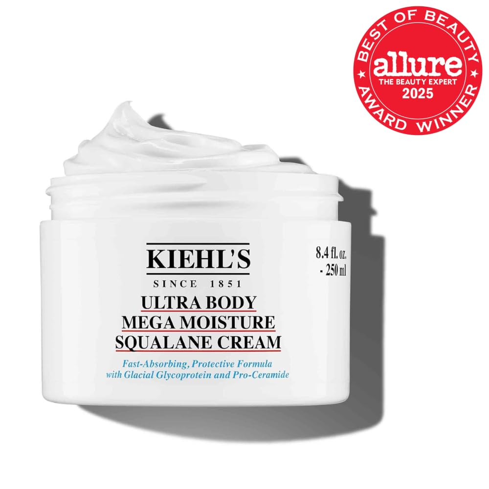 Kiehl's Ultra Body Barrier Repair Cream, Hydrating Body Lotion, Formulated for Sensitive Skin and Safe For Eczema - 8.4 Fl Oz