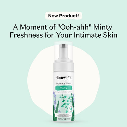 Honey Pot - Feminine Wash - Herbal Infused - Cooling Effect - Sensitive Skin Types - PH Balanced Plant Based Hygiene Products - Cooling - 5.51 Fluid Oz