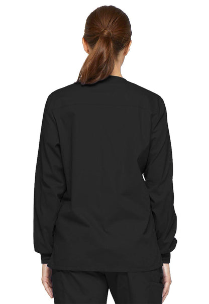 Dickies EDS Signature Scrubs for Women, Snap Front Scrub Jacket in Soft Brushed Poplin 86306