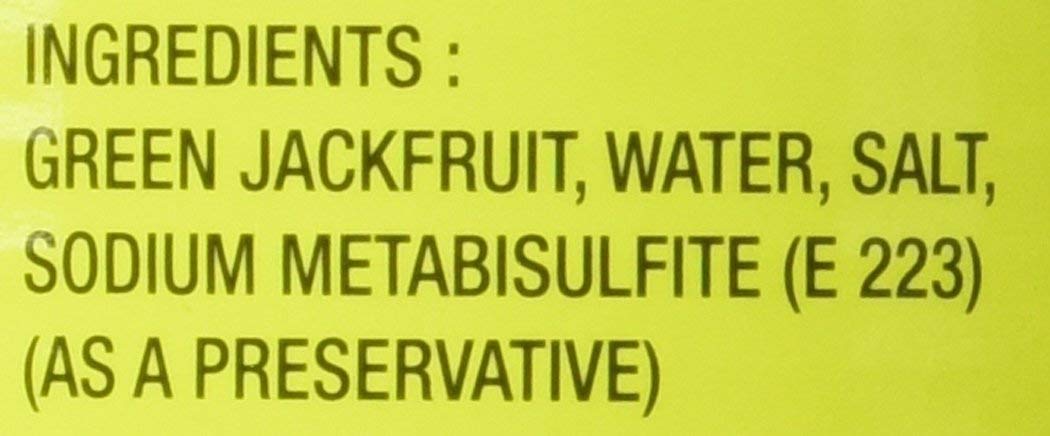 Lucia Green Jackfruit in Water (6 Pack, Total of 120oz)