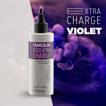 Framesi Framcolor Extra Charge Violet, 4.2 fl oz, Color Refreshing Hair Treatment