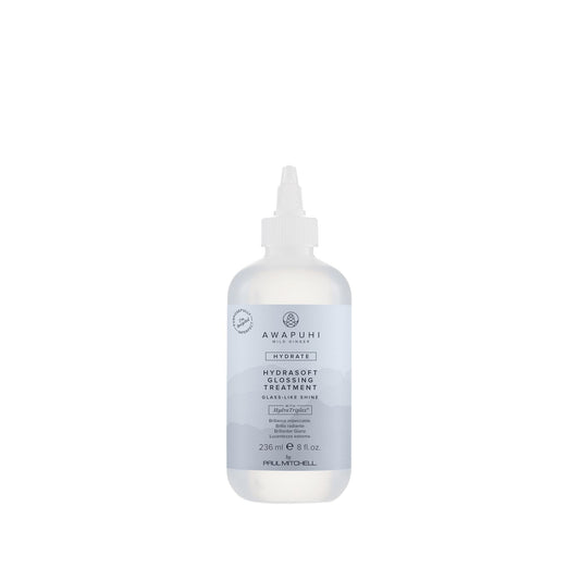 Awapuhi Wild Ginger by Paul Mitchell HydraSoft Glossing Treatment, For Glass-Like Shine, Ideal For All Hair Types, Especially Dry + Frizzy Hair, 8 fl. oz