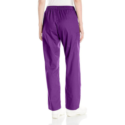 WonderWink Women's Pull-On Cargo Pant, Eggplant, 3X-Large