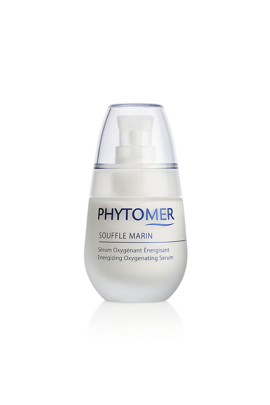 Phytomer Souffle Marin Energizing Face Serum | Oxygenating Anti Aging Serum for Face & Neck | Facial Cream Moisturizer Corrects Dull Skin | Protects & Hydrates | 30ml