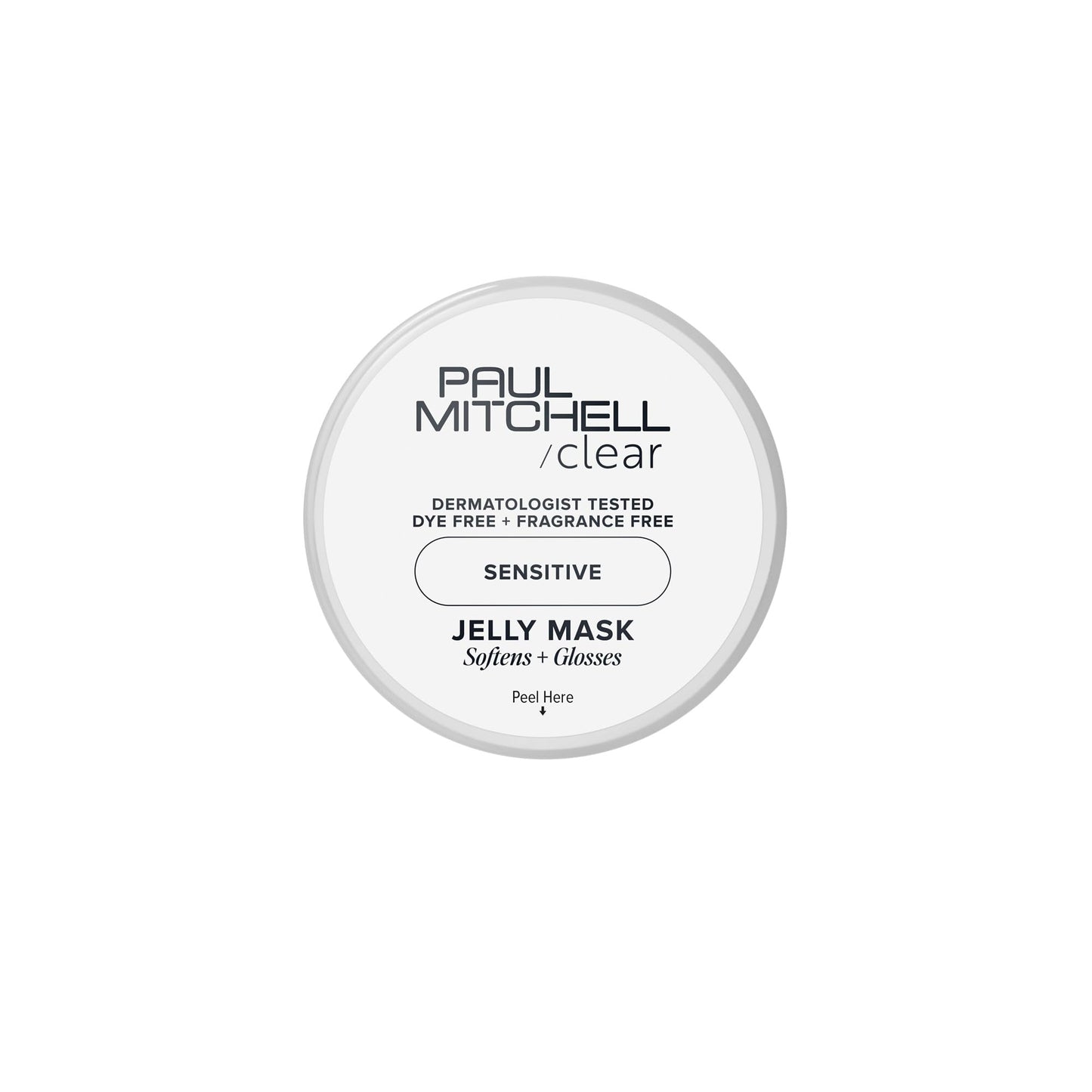 Paul Mitchell Clear Jelly Mask, Fragrance Free Hair Mask, For Sensitive Scalp + Skin