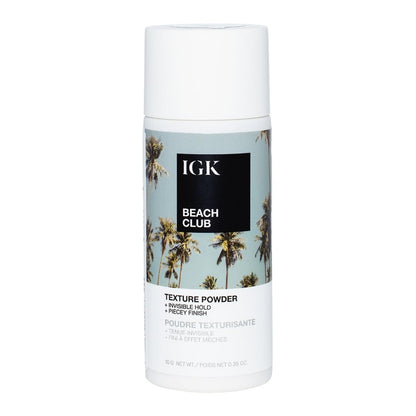 IGK BEACH CLUB Texture Powder | Invisible Volumizing Hair Powder, Instant Grip & Hold, Oil-Absorbing | Vegan + Cruelty-Free | 0.35 oz