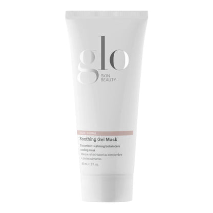 Glo Skin Beauty Soothing Gel Face Mask - Hydrating & Cooling Recovery Facial Mask with Aloe Vera and Cucumber