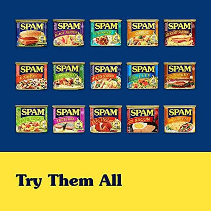 SPAM Classic Single, 9 Grams of Protein Per Serving, 2.5 oz Single Pouches, (12 Pack)