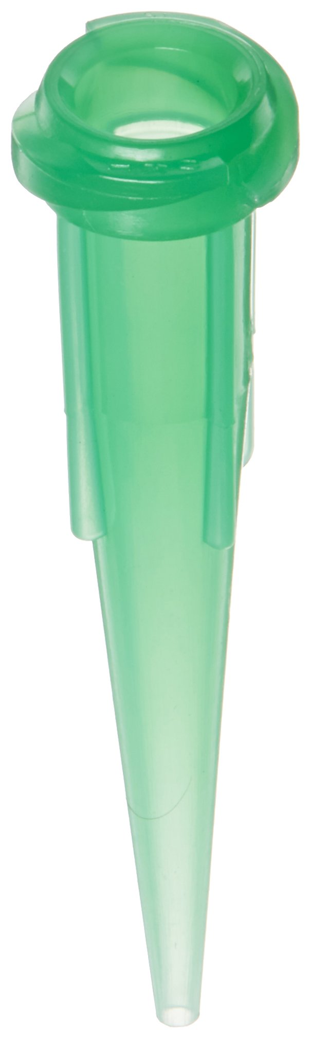 Metcal 918125-DHUV Series TT High Density Polyethylene UV Light Block Taper Tip for Fluid Dispensing Needle, 1.25" Tip Size, 18 Gauge, Green (Pack of 50)