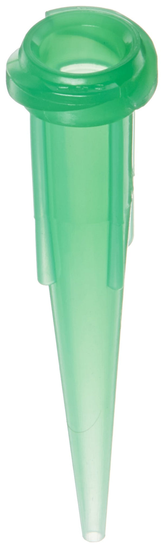 Metcal 918125-DHUV Series TT High Density Polyethylene UV Light Block Taper Tip for Fluid Dispensing Needle, 1.25" Tip Size, 18 Gauge, Green (Pack of 50)