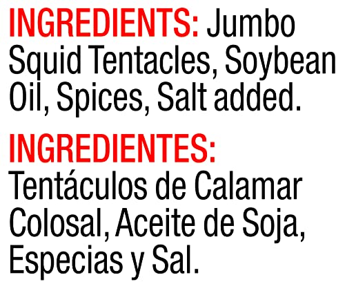 Vigo Premium Imported Canned Seafood, Jumbo Squid in Marinade Sauce, Specialty Flavored, Perfect for Recipes and Dishes (Jumbo Squid in Marinade Sauce, 4 Ounce (Pack of 10))