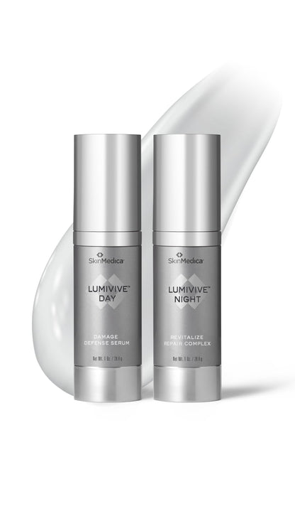 SkinMedica Lumivive Day & Night System - Your Essential Serum Based, Age-Defying Skin Care Set for a Radiant Beauty Routine