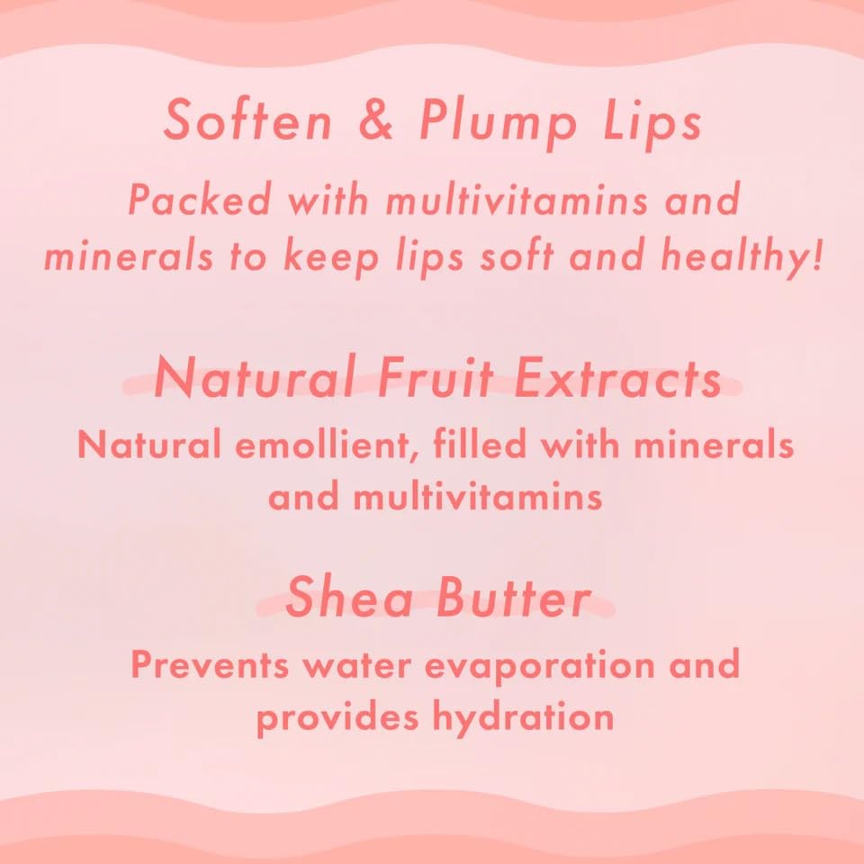 TONYMOLY Cherry Tinted Lip Balm 9g, Mini Berry Moisturizing Treatment with Shea Butter & Fruit Extracts, Korean Lip Care for Dry Lips, Travel Size Hydrating Formula
