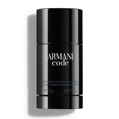 Armani beauty – Code – Deodorant Stick – Fougère Ambery Spicy Fragrance – Green Mandarin, Nutmeg, Tonka Bean Notes – Men's Essentials - 2.6 Fl Oz