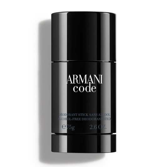 Armani beauty – Code – Deodorant Stick – Fougère Ambery Spicy Fragrance – Green Mandarin, Nutmeg, Tonka Bean Notes – Men's Essentials - 2.6 Fl Oz