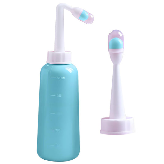500ml/17oz Internal Cleaning External Cleaning Premium Peri Bottle for Postpartum Care Upside Down Peri Bottle, Portable Bidet for Perineal Recovery and Cleansing After Birth