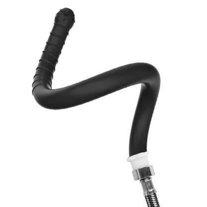 19.7in Silicone Enema for Colon Cleansing Shower Douche Attachment Nozzle Feminine Care Rinse Reusable Anal Enemas Flushing System