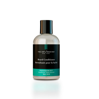 The Art of Shaving Beard Conditioner - Beard Softener to Nourish & Soften Beard Hair, Leaves Clean & Shiny Finish, Peppermint, 4 Fl Oz
