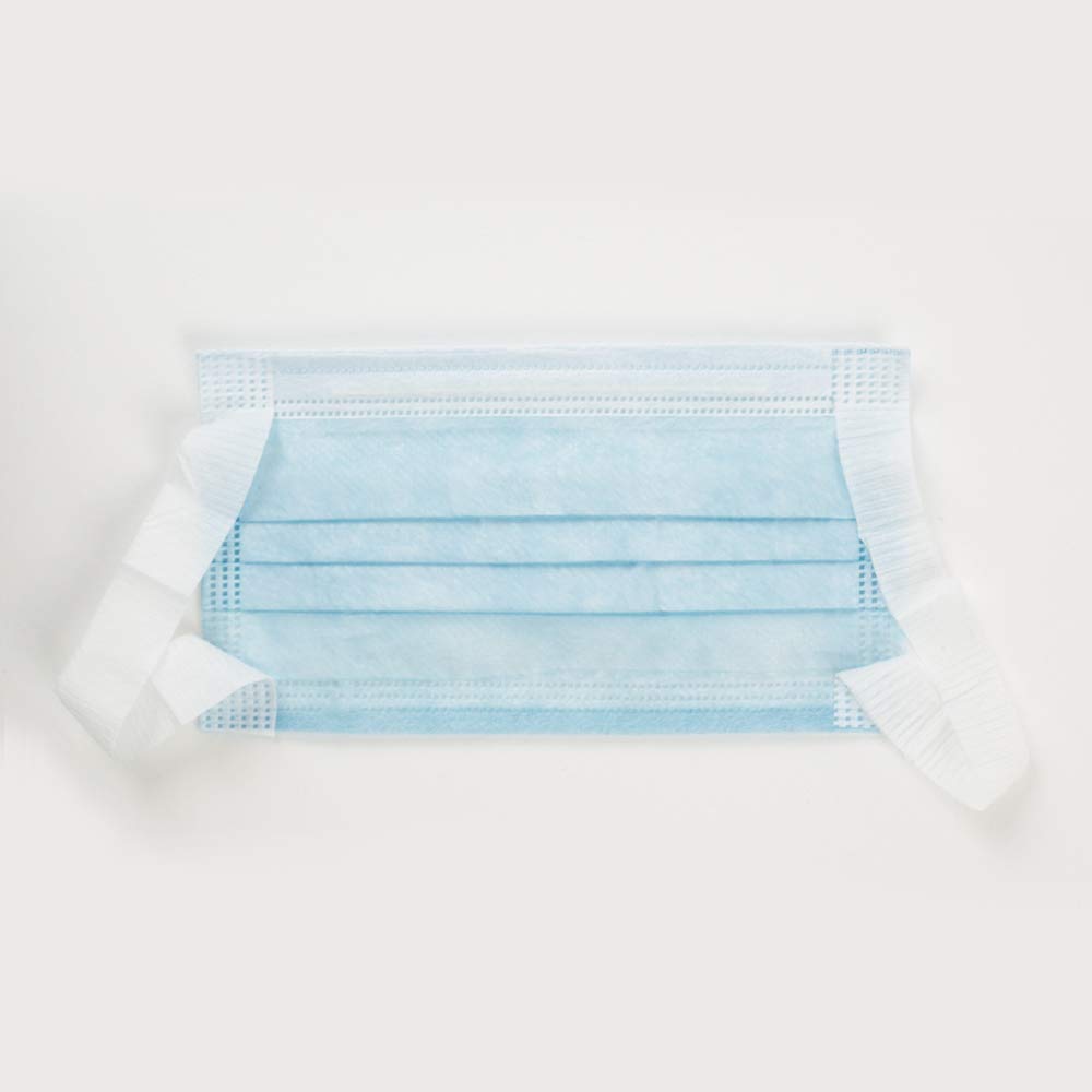 PPE201DMM001 Single Use Pullout Comfort Earloop Disposable Face Mask, Latex Free, Blue, Pack of 50