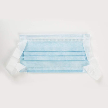 PPE201DMM001 Single Use Pullout Comfort Earloop Disposable Face Mask, Latex Free, Blue, Pack of 50