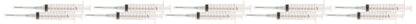Duda Energy Syringepk010 Industrial Syringes with 15G x 1-1/2" Blunt Tip Fill Needle and Plastic Cover, 10 mL (Pack of 10)