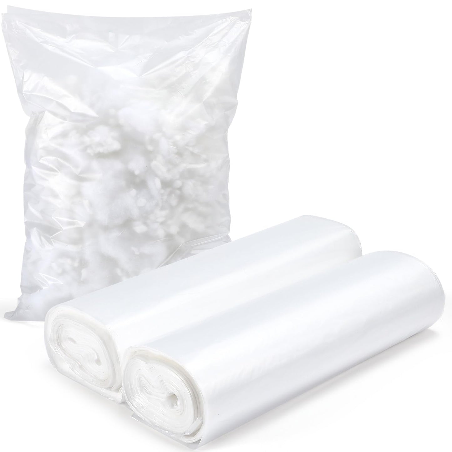 600 Pcs/ 2 Roll Sanitary Napkin Receptacle Liner, Sanitary Napkin Disposal Bags Feminine Hygiene Disposal Bags Women Personal Supplies for Tampon Bathroom, 11.81 x 15.63 Inch