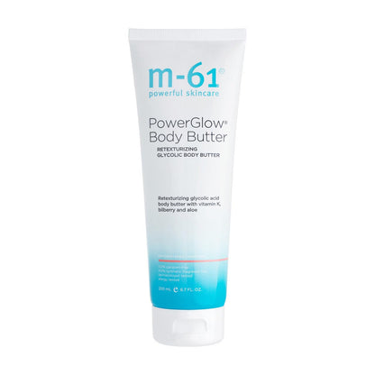 m-61 PowerGlow Body Butter - Smoothing and retexturizing body butter with glycolic, vitamin K and aloe.