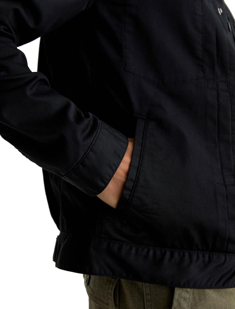 mens Sid Pleated Trucker Performance Jacket